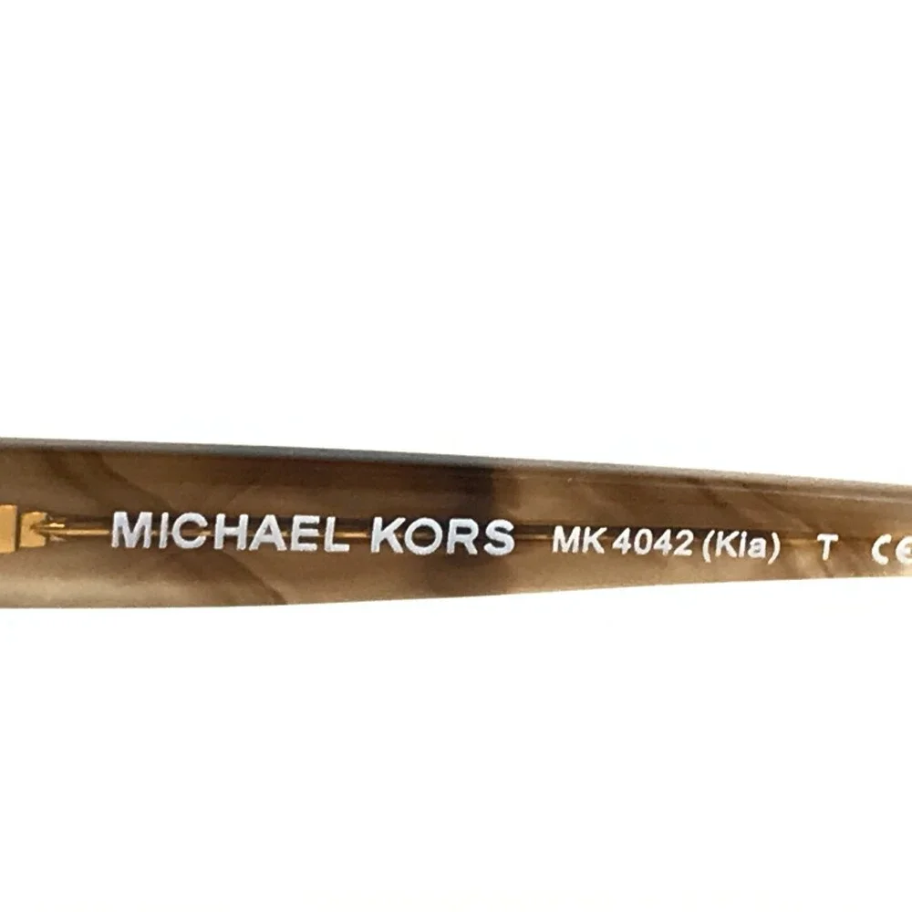 Michael Kors Eyeglasses Frames MK4042 3235 Kia Brown Round Full Rim 51-16-135